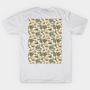 Vintage map pattern T-Shirt